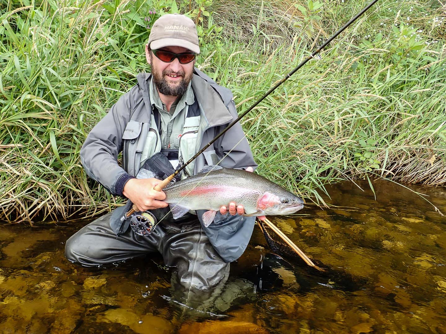 Martin Droz, world fly fishing champion, likes our rivers